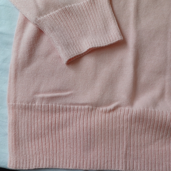 NWT Old Navy Women's 2x Light Pink Sweater with Ribbed Mock Turtle Neck - Picture 9 of 9